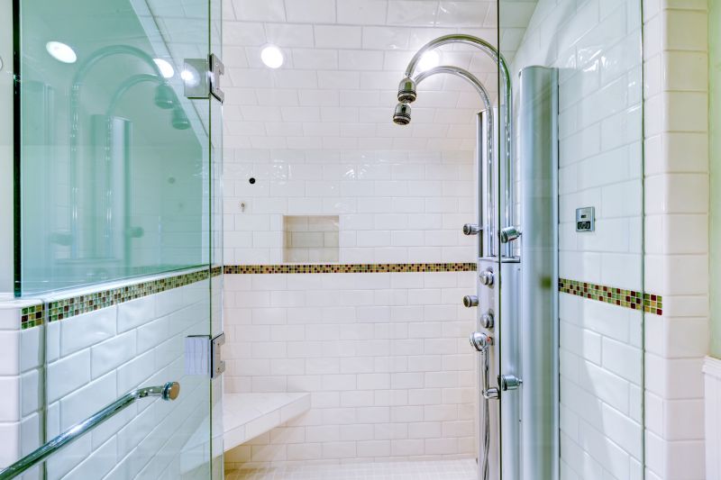Luxury Shower with Custom Tile Work